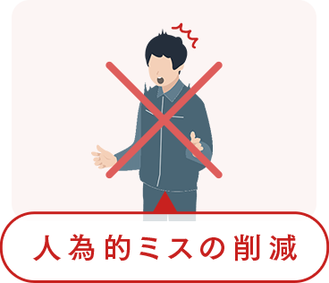 人為的ミスの削減